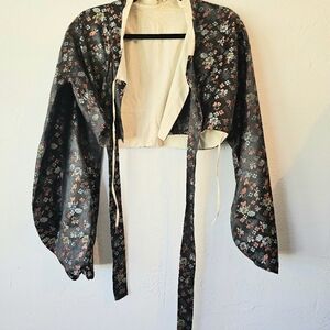 Vintage Floral Kimono Jacket